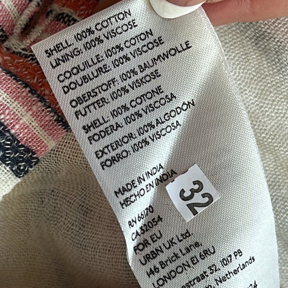 NWT Free People Womens Lightweight Boho Beach Resort Wear Wrap Cover Up Skirt 6 - Picture 8 of 8